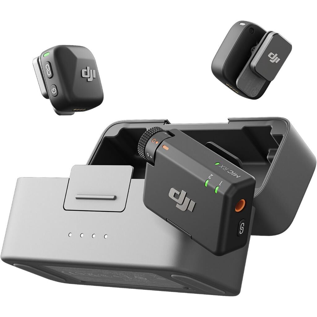 DJI Mic Mini Kablosuz Mikrofon (2 TX + 1 RX + Charging Case)