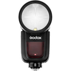 Godox V1 TTL Yuvarlak Kafa Bataryalı Tepe Flaş (Canon)