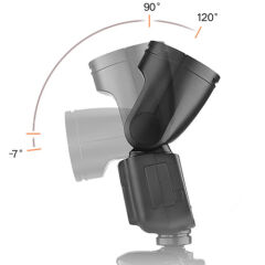 Godox V1 TTL Yuvarlak Kafa Bataryalı Tepe Flaş (Canon)