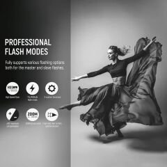 Neewer QPRO-C Canon Uyumlu TTL Kablosuz Flaş Tetikleyici