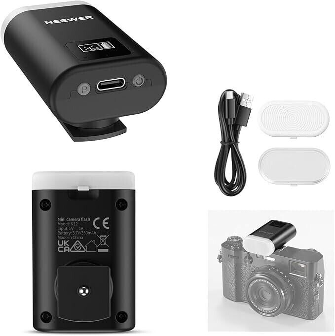 Neewer N12L Li-ion Mini Tepe Flaşı / Led Video Işığı