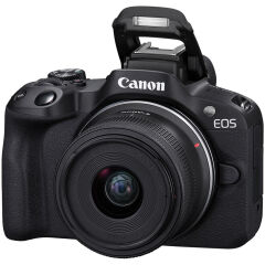 Canon EOS R50 18-45mm 55-210mm Kit (Siyah)