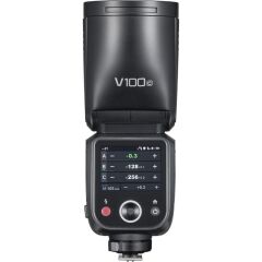Godox V100 Canon Uyumlu Yuvarlak Kafa Flaş
