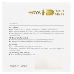 Hoya 72mm HD Nano Mk II UV Filtre