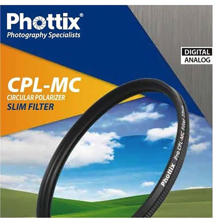 Phottix 52mm CPL (Circular Polarize) MC Multi Coated Slim Filtre