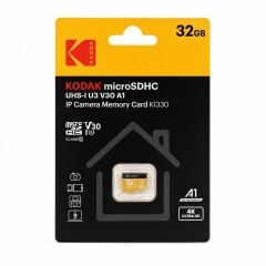 Kodak 32GB UHS-I U3/V30/A1 Güvenlik Kamerası için MicroSD Kart KI330
