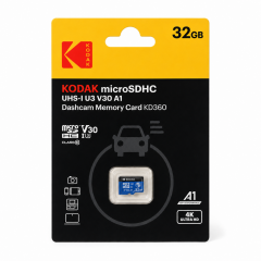 Kodak 32GB UHS-I U3/V30/A1 Araç Kamerası için MicroSD Kart KD360