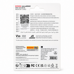 Kodak 32GB UHS-I U3/V30/A1 Araç Kamerası için MicroSD Kart KD360