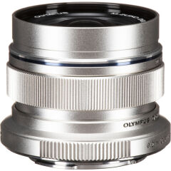Olympus M.Zuiko Digital ED 12mm f/2 Lens (Gümüş)