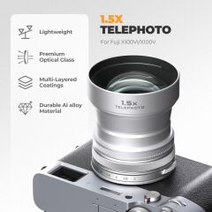 Freewell 1.5X Telephoto Lens Gri (Fuji X100 Serisi) FW-FU-XTP