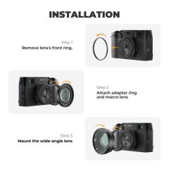 Freewell 2-in-1 Macro Wide Angle Lens (Fuji X100 Serisi) FW-FU-XMWA