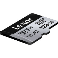 Lexar 128GB Silver Plus 205MB/s microSDXC Hafıza Kartı