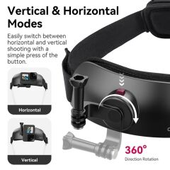 Ulanzi CM027 Go-Quick II Telefon ve Aksiyon Kamera Kafa Bandı