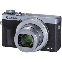 Canon PowerShot G7 X Mark III Fotoğraf Makinesi (Gümüş)