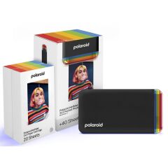 Polaroid Hi Print 2x3 Gen2 Fotoğraf Yazıcısı (Siyah) + 40 Kağıt Set