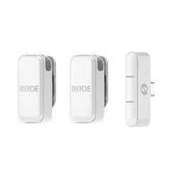 Rode Wireless Micro Ultra Kompakt USB-C Kablosuz Mikrofon (Beyaz)