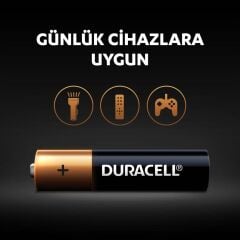 Duracell AAA 10'lU Alkalin İnce Kalem Pil (SKT: 03-2035)