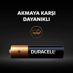 Duracell AAA 10'lU Alkalin İnce Kalem Pil (SKT: 03-2035)