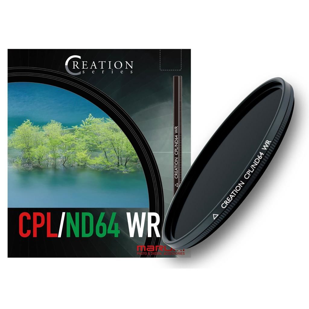 Marumi 82mm Creation CPL/ND64 WR Filtre