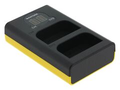 Patona 1713 İkili LCD Şarj Cihazı (Olympus Blx-1)