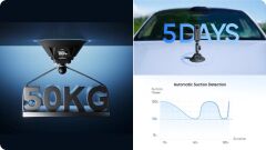 Insta360 Dual Electric Suction Cup Car Mount