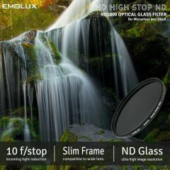 Emolux 72mm ND1000 Neutral Density Filtre (10 Stop)