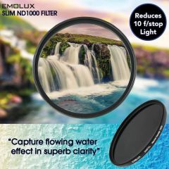 Emolux 52mm ND1000 Neutral Density Filtre (10 Stop)