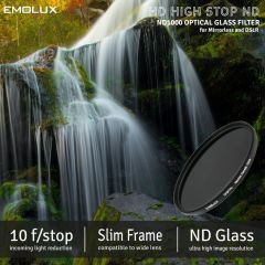 Emolux 52mm ND1000 Neutral Density Filtre (10 Stop)