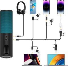 7Ryms AT10 RGB Kardioid Kondenser Mikrofonu Siyah