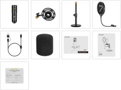 7Ryms AU01-K2 Pc,telefon Kaydı ve Yayın Için USB Mikrofon Kiti