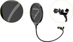 7Ryms SR-Pf-L 360° Ayarlanabilir Mikrofon Pop Filtresi ve Çift Katmanlı Maske Kalkanı