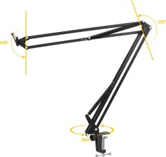 7Ryms SR-MA-L Mikrofon Askı Kolu