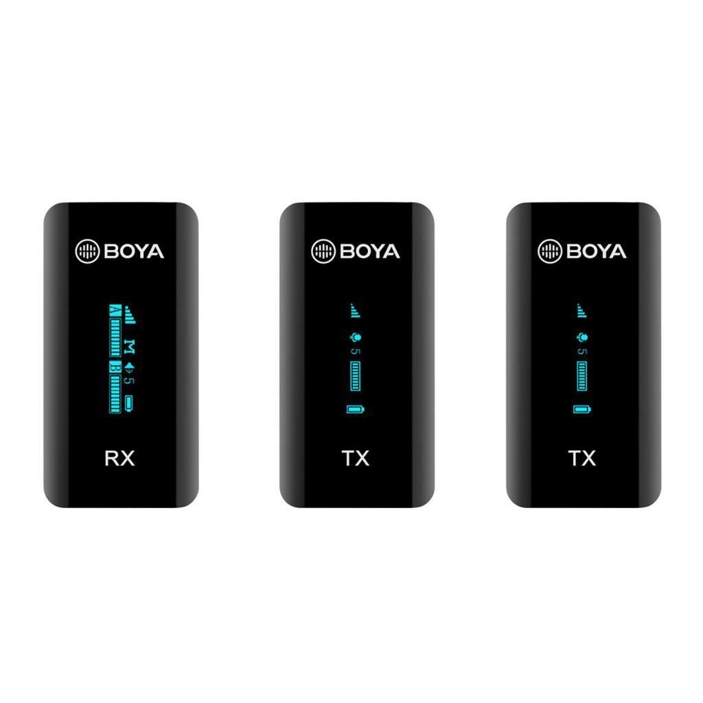 Boya BY-XM6-S2 Kablosuz İkili Yaka Mikrofonu