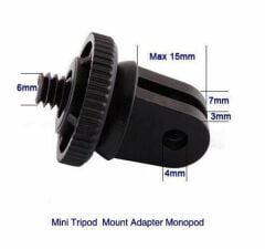 Sanger GP60 Aksiyon Kamera Bağlantısı 1/4 inç Vida Çevirici v2
