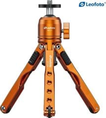 Leofoto MT-03 + MBH-20 Mini Tripod Kiti Turuncu