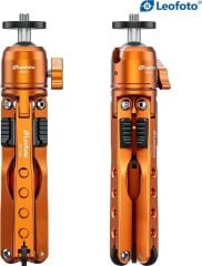 Leofoto MT-03 + MBH-20 Mini Tripod Kiti Turuncu
