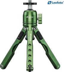 Leofoto MT-03 + MBH-20 Mini Tripod Kiti Yeşil