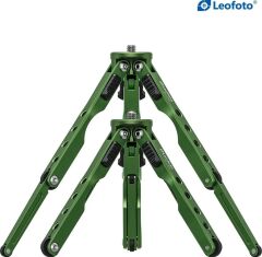 Leofoto MT-03 + MBH-20 Mini Tripod Kiti Yeşil