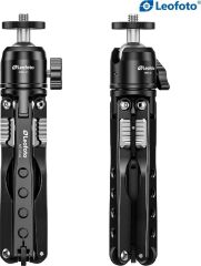 Leofoto MT-03 + MBH-20 Mini Tripod Kiti Siyah