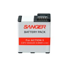 Sanger Osmo Action 3/4/5 Uyumlu Batarya
