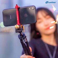 Leofoto PC-20 Telefon Tutucu Gümüş