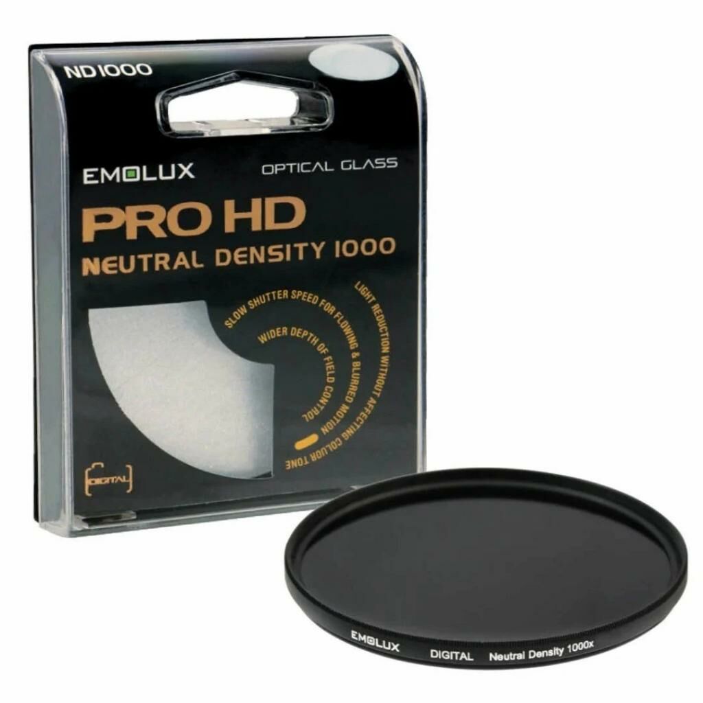 Emolux 55mm ND1000 Neutral Density Filtre (10 Stop)