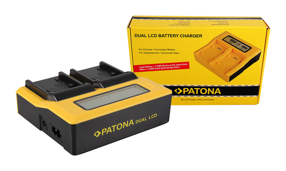 Patona 7557 NP-FP50, NP-FH50, NP-FV100 Sony Dual LCD USB Şarj Cihazı