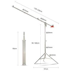 Milica Prime Focus SSS-Boom Çelik Booom Stand