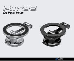 Leofoto PM-02 Manyetik Araç Telefon Tutucu Siyah