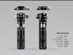 Leofoto MT-04+LH-30 Çantalı Mini Tripod Kiti