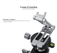 Leofoto PS-4 Katlanabilir Telefon Standı Siyah