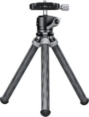 Leofoto MT-02C+LH-22 Karbon Fiber Mini Tripod Siyah