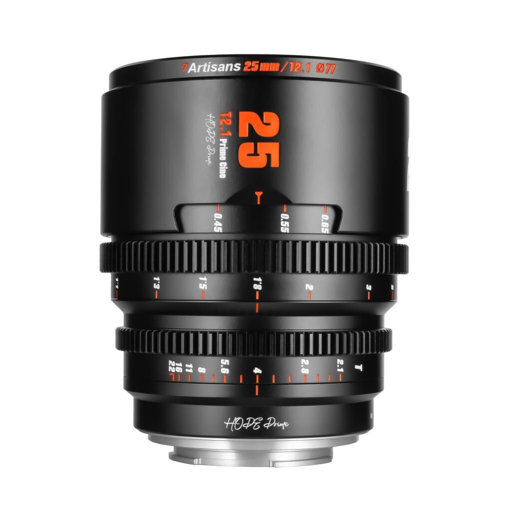 7Artisans 25mm T2.1 Kamera Lensi (EOS-R Mount)