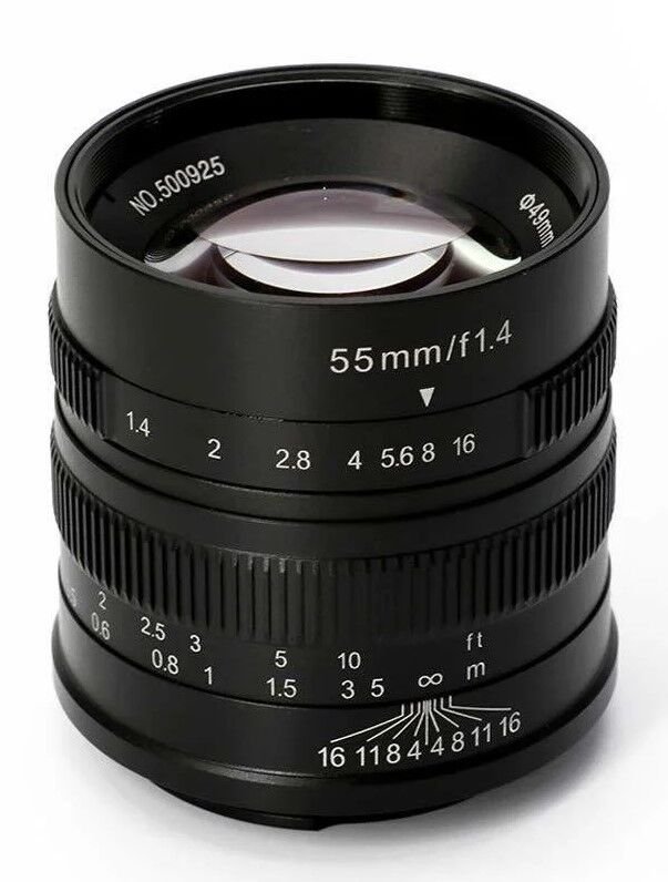 7Artisans 55mm f/1.4 (Sony E)